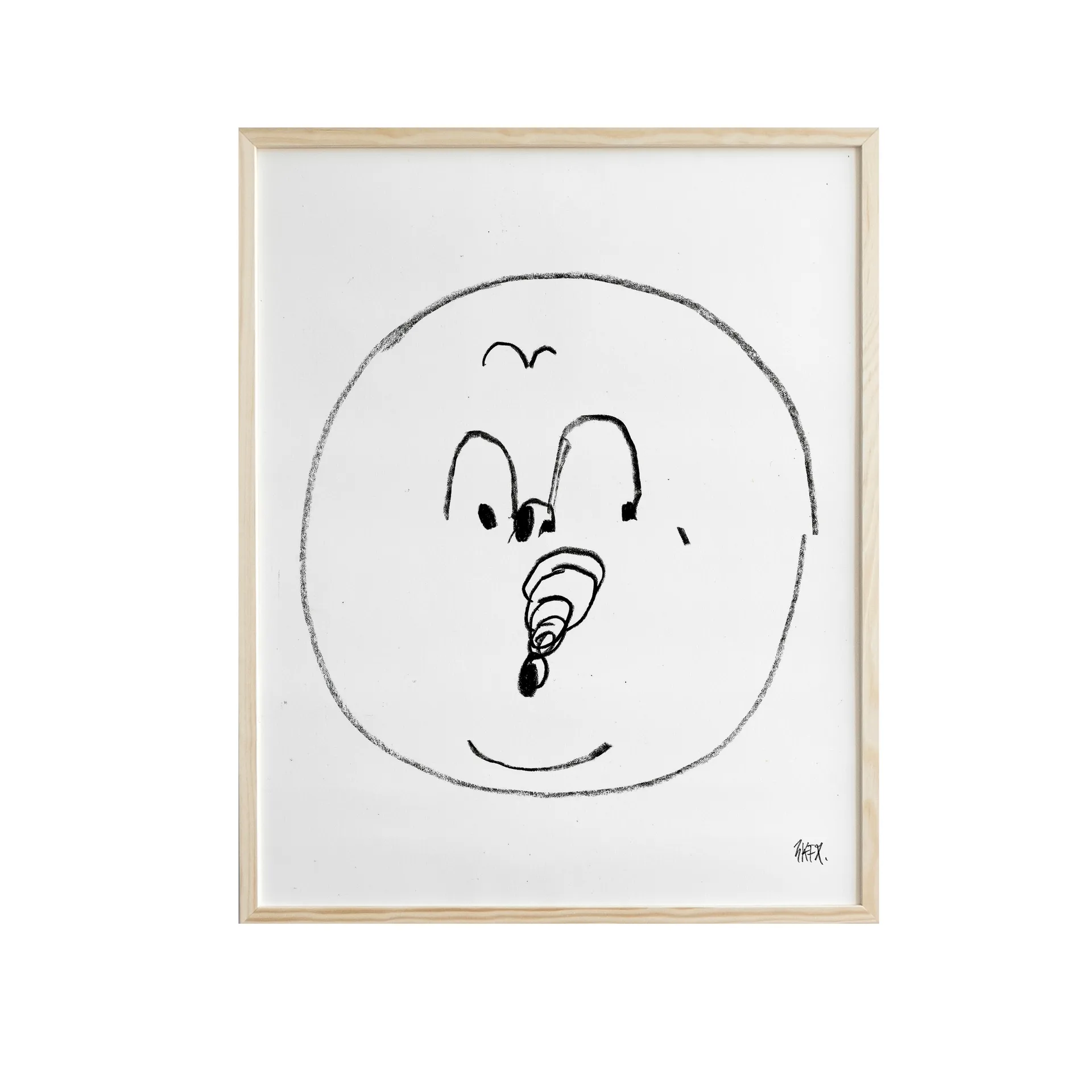 Bubbles poster 40x50 cm, Zwart-wit Fine Little Day