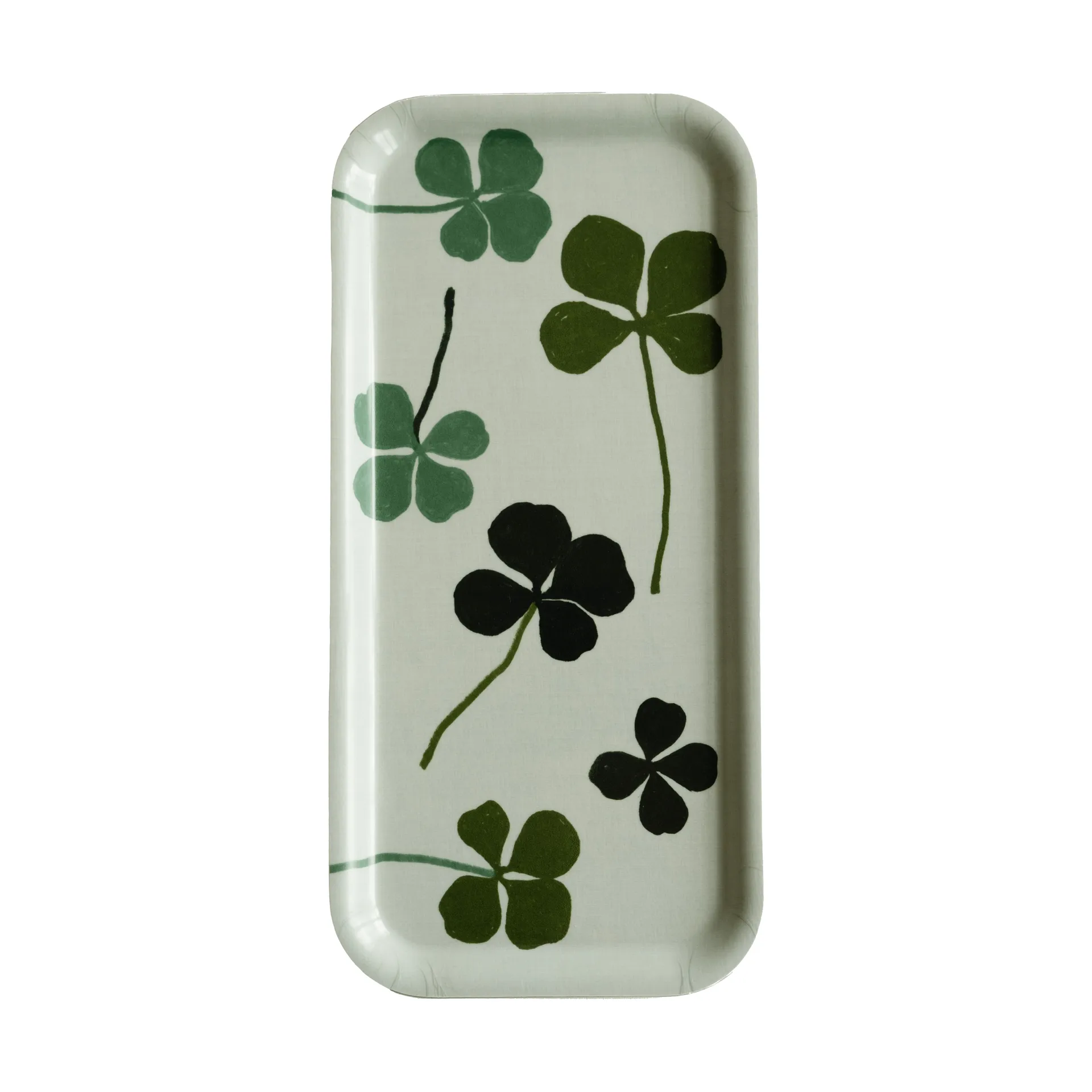 Clover dienblad, Groen, 13x27 cm Fine Little Day