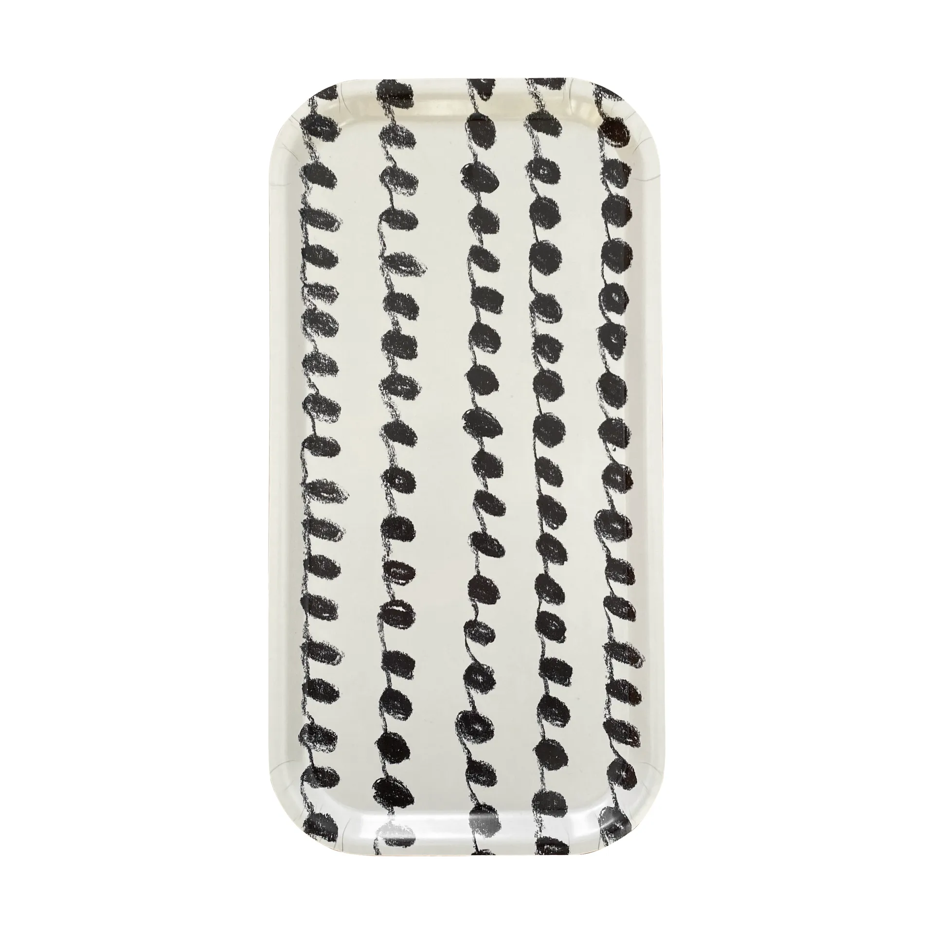 Dot dienblad 22x43 cm, Black-white Fine Little Day