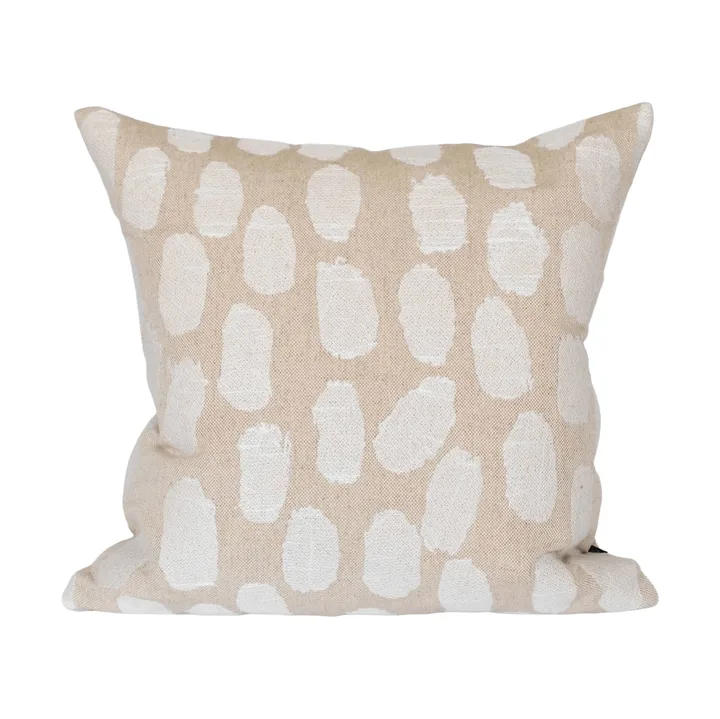 Dots kussenhoes 48x48 cm - Wit-naturel - Fine Little Day