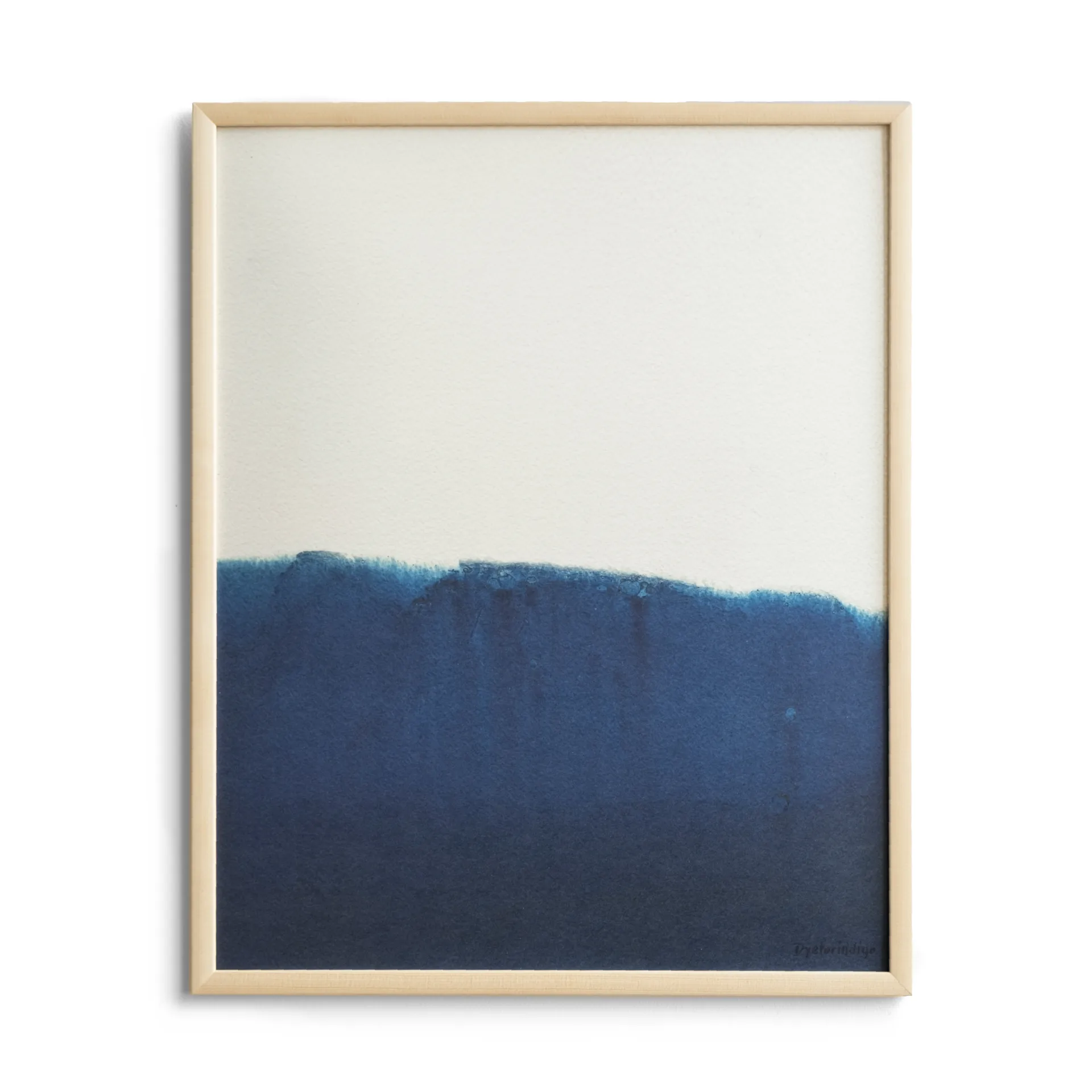 Dyeforindigo ocean 1 poster 40x50 cm, Blauw-wit Fine Little Day