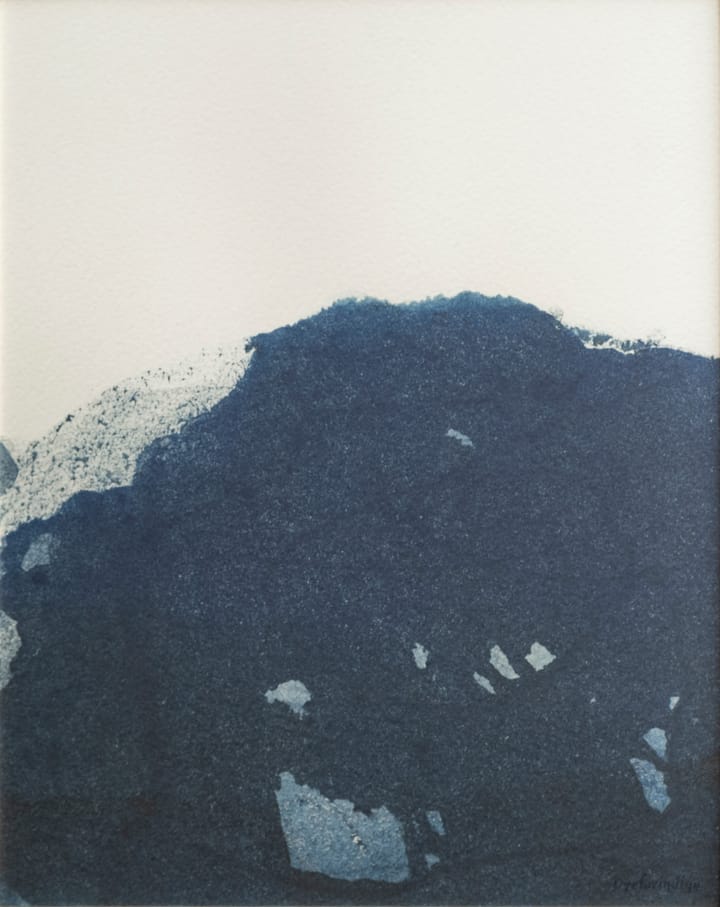 Dyeforindigo ocean 2 poster 40x50 cm - Blauw-wit - Fine Little Day