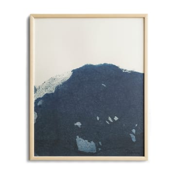 Dyeforindigo ocean 2 poster 40x50 cm - Blauw-wit - Fine Little Day