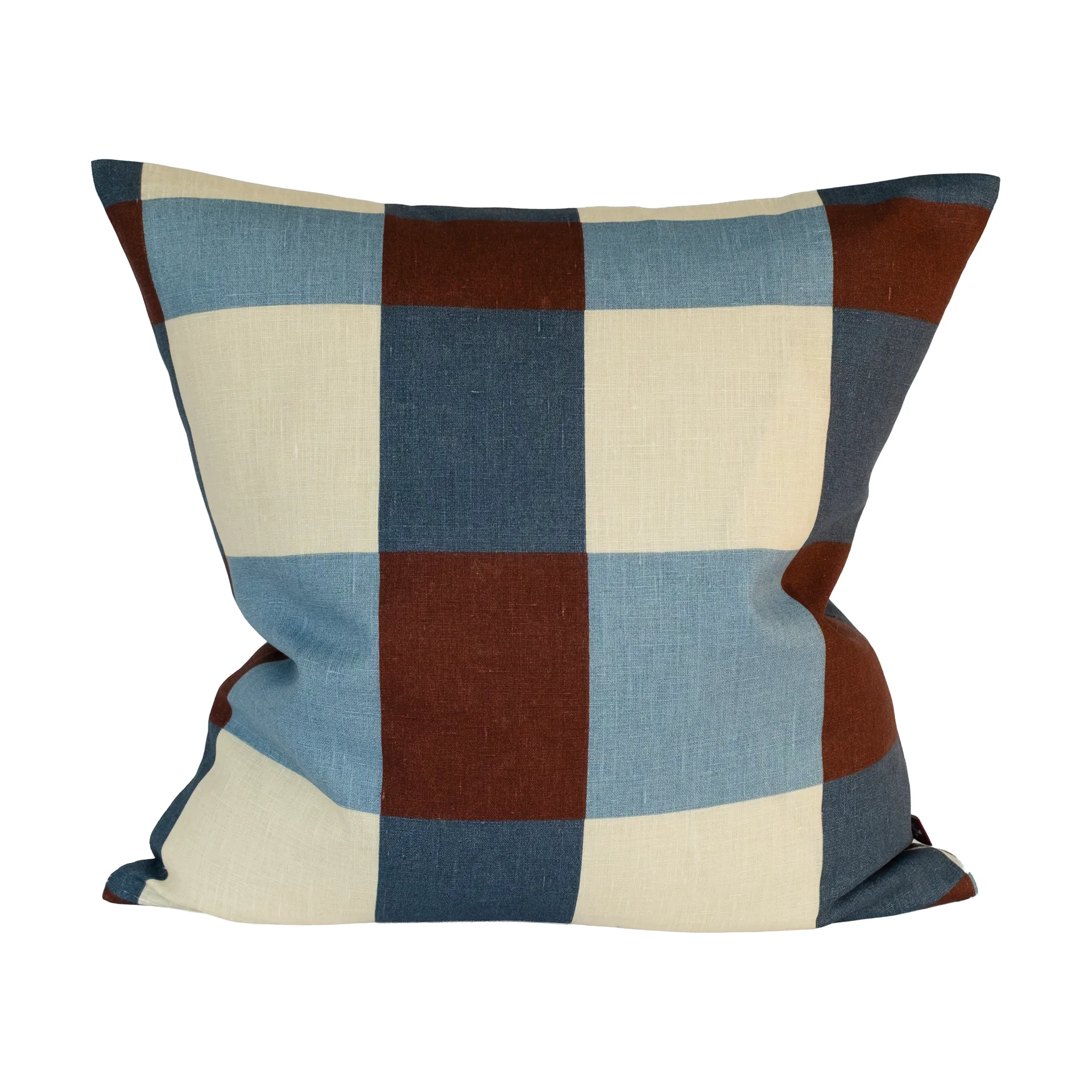 Fält kussensloop 48x48 cm, Plum Fine Little Day