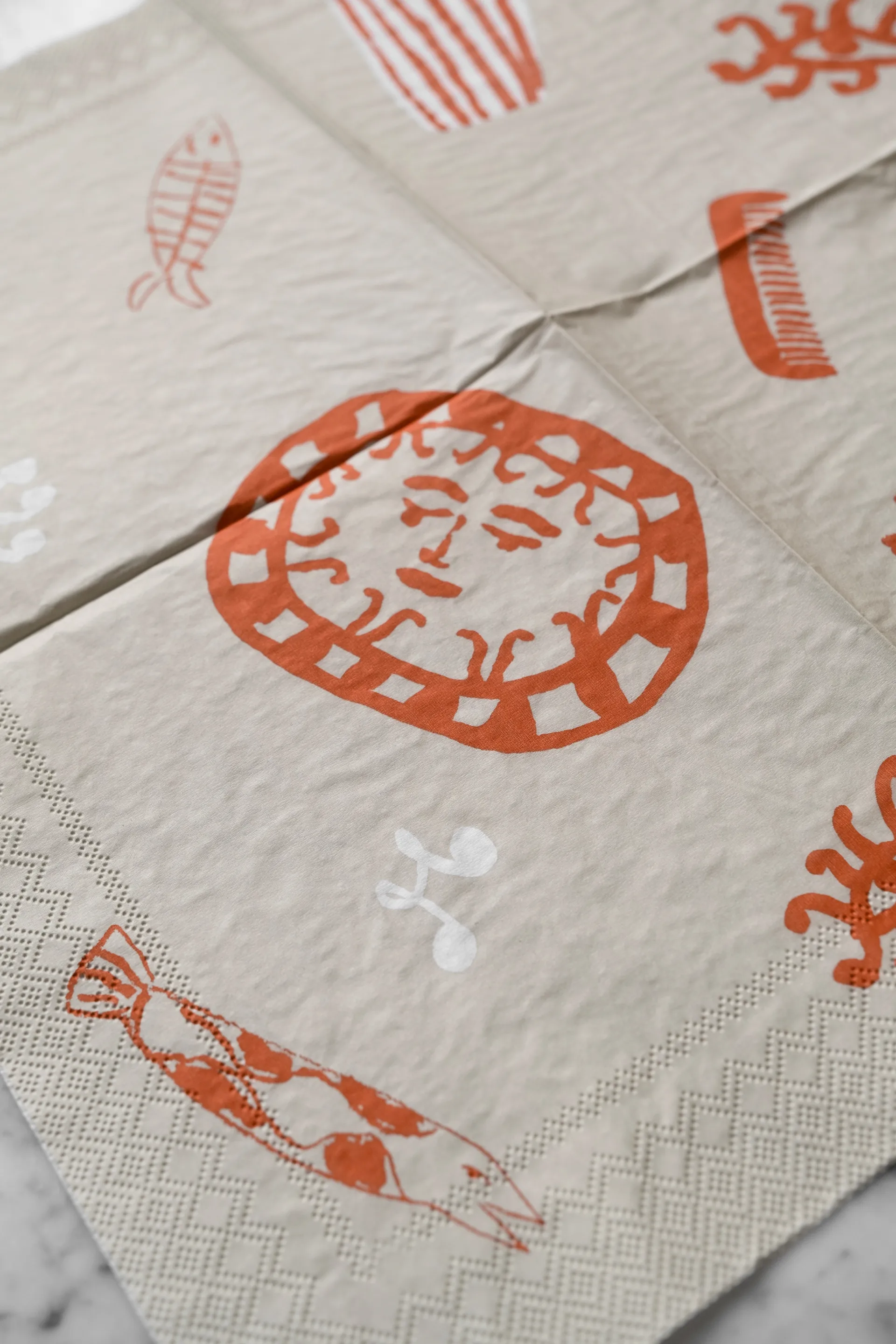 Figures servet 20-pack, Beige-red Fine Little Day