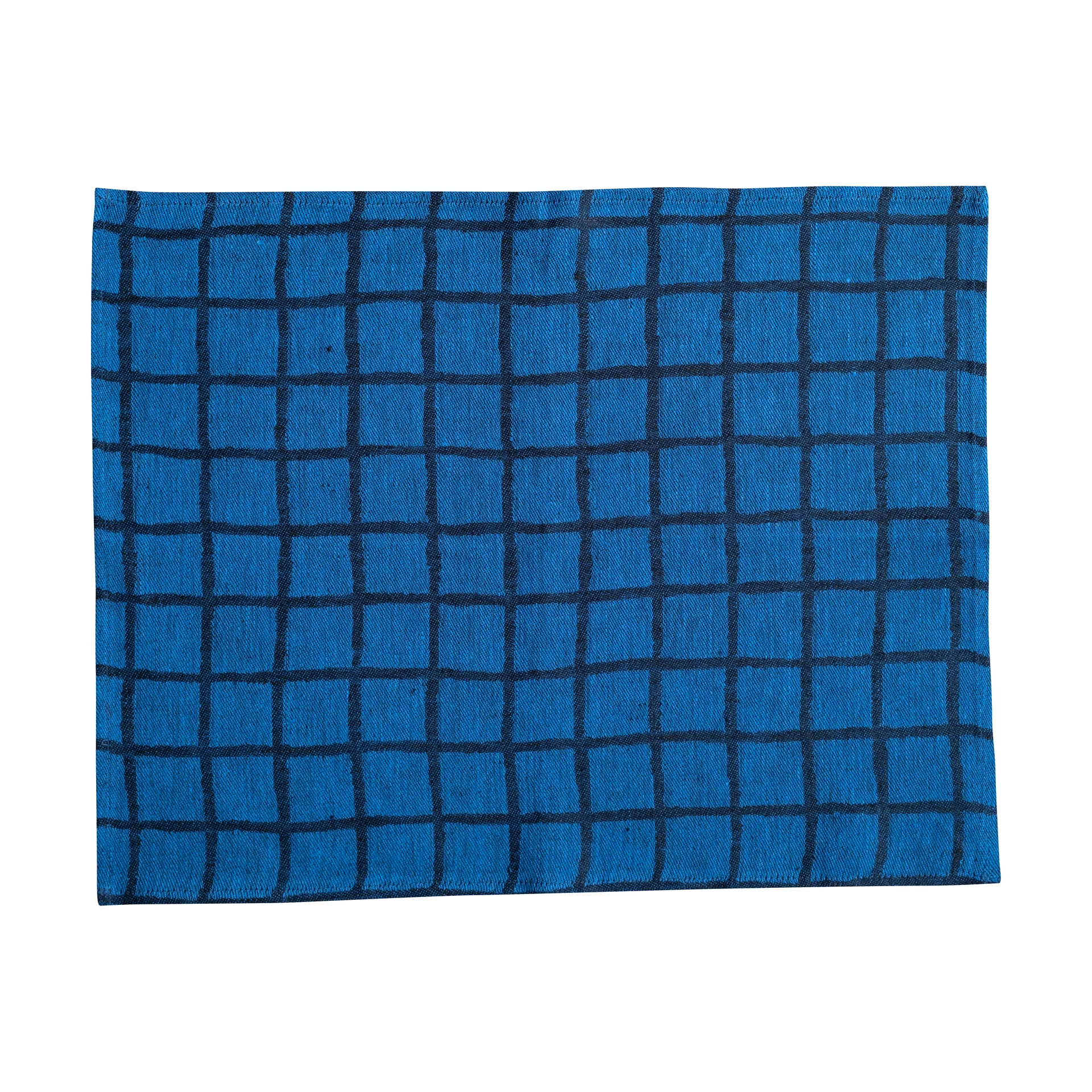 Geruite placemat, Blue-black Fine Little Day