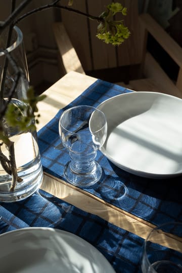 Geruite placemat - Blue-black - Fine Little Day