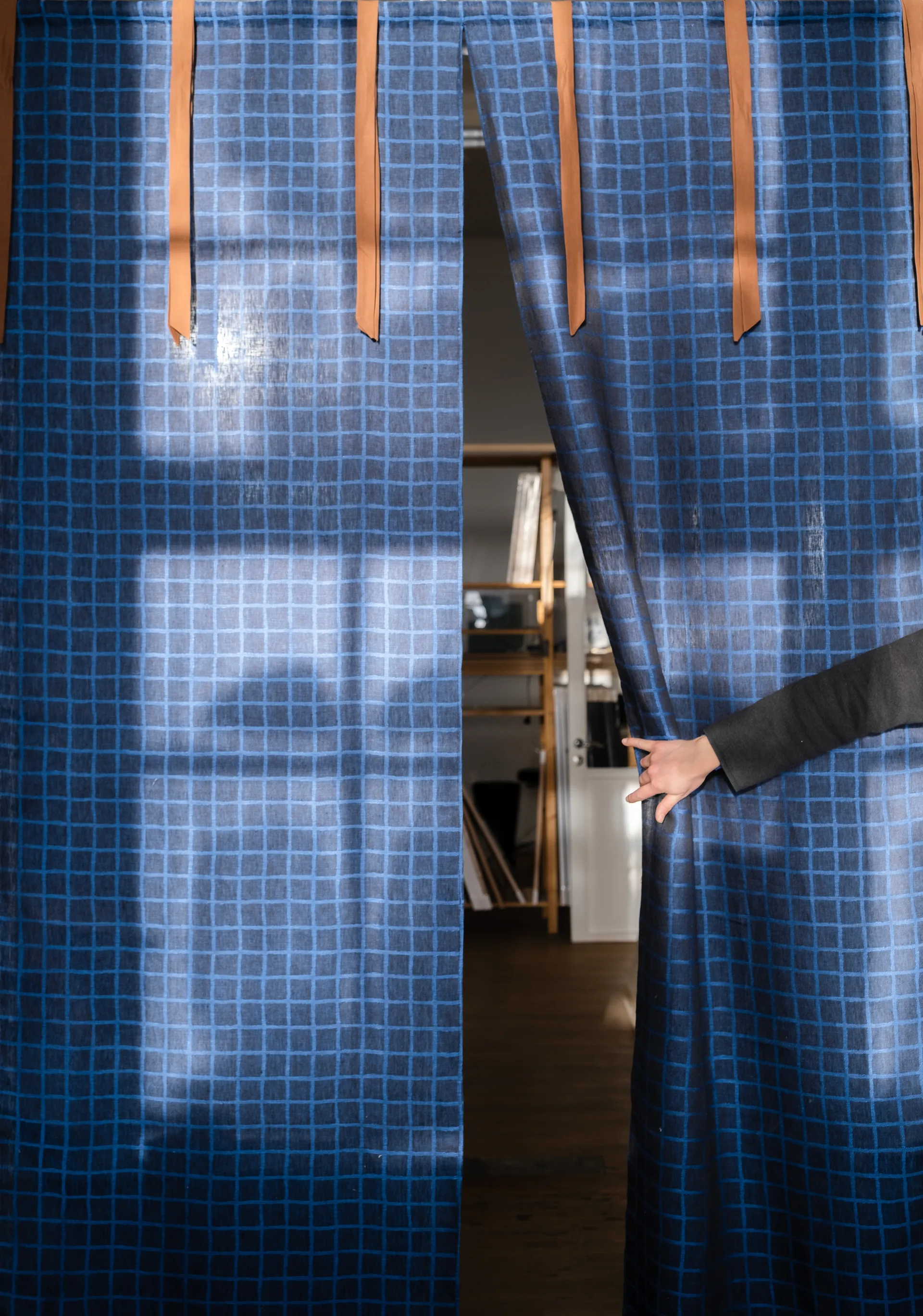 Geruite stof, Blue-black Fine Little Day