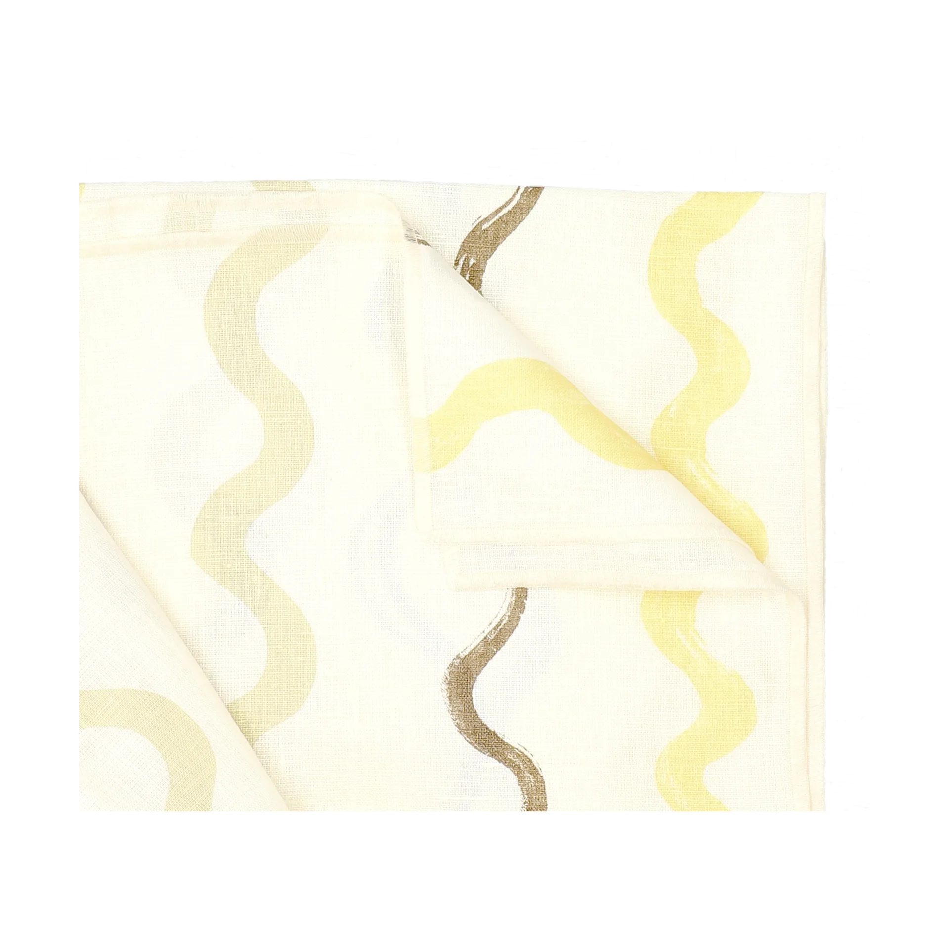 Gestreept tafelkleed 149x250 cm, White-yellow Fine Little Day