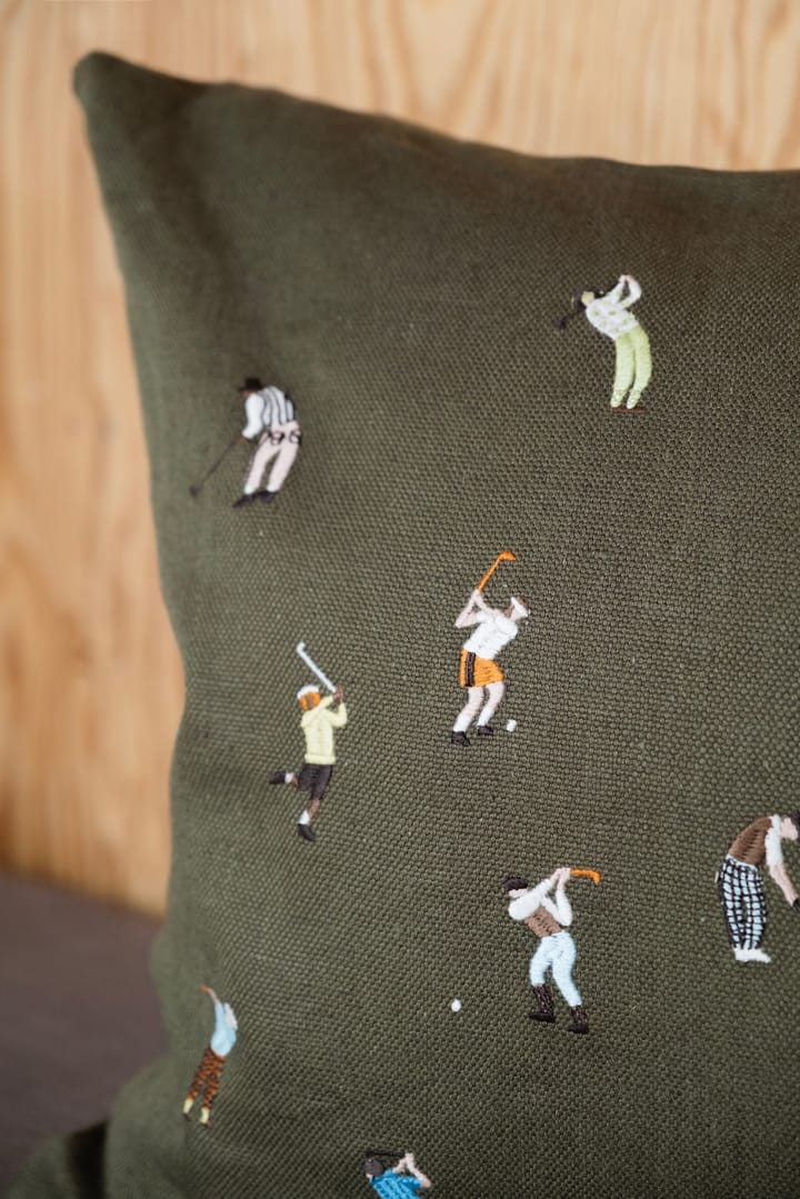Golfers kussenhoes 48x48 cm, Green Fine Little Day