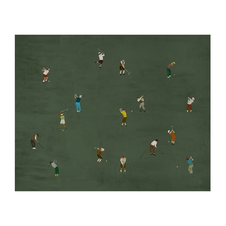 Golfers poster - 40x50 cm - Fine Little Day