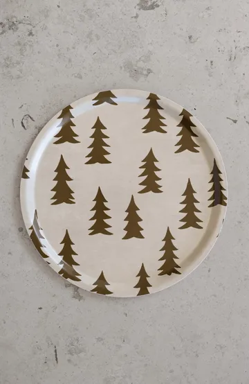Gran dienblad - Bruin, Ø38 cm - Fine Little Day