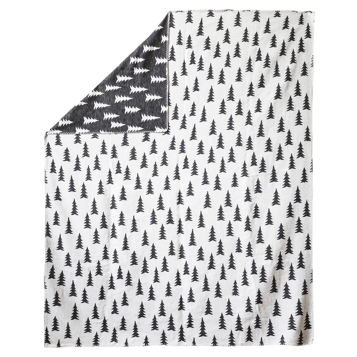 Gran geweven deken 140x180 cm - Zwart-wit - Fine Little Day