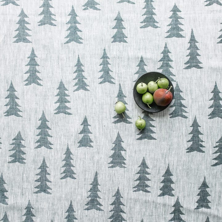 Gran jacquardgeweven tafelkleed 147x250 cm, Groen-grijs Fine Little Day