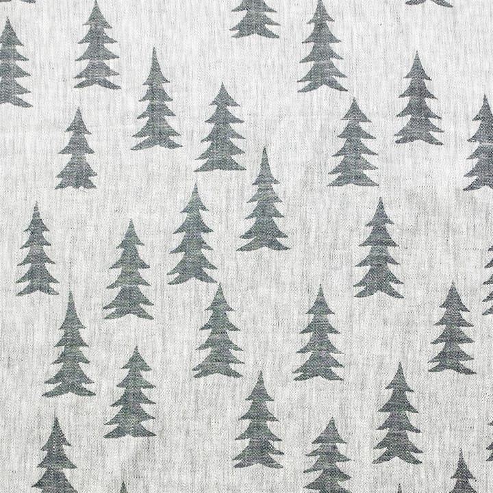 Gran linen stof, donkergroen-wit Fine Little Day