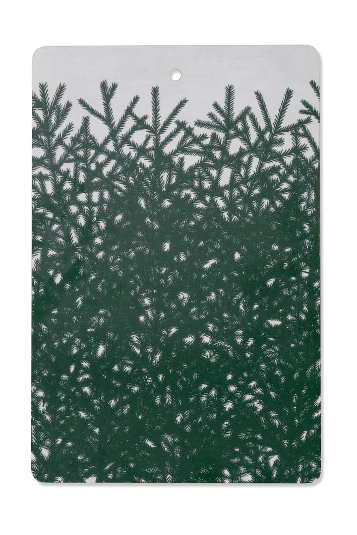 Granris snijplank 21x31 cm - Wit-groen - Fine Little Day