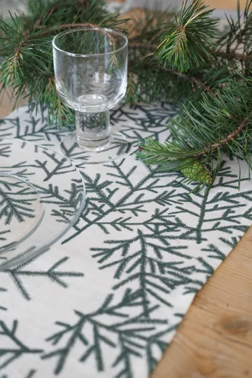 Granris tafelloper - Wit-groen - Fine Little Day