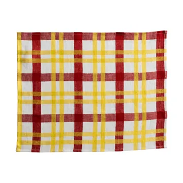 Grid placemat - Geel, 37x47 cm - Fine Little Day