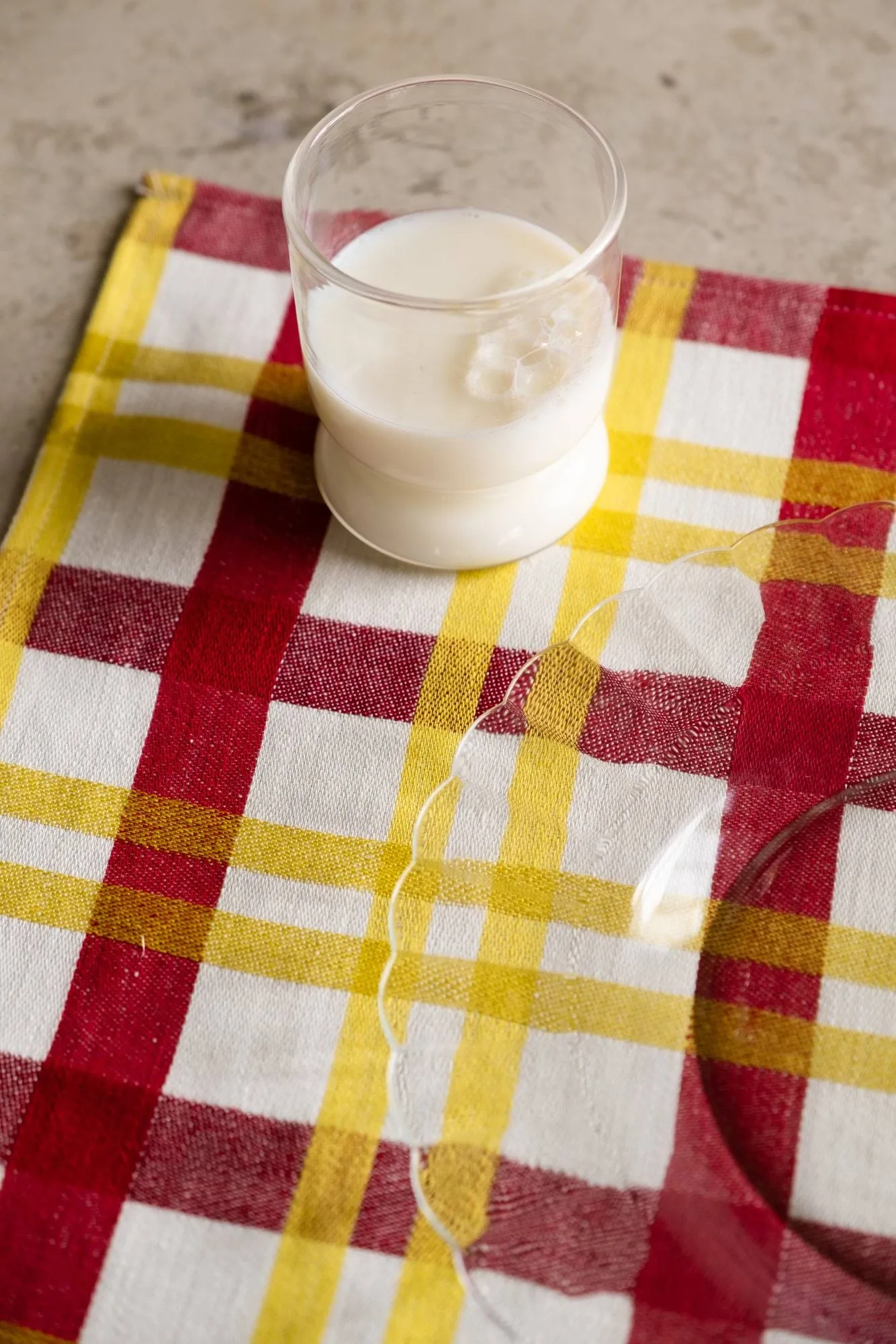 Grid placemat, Geel, 37x47 cm Fine Little Day