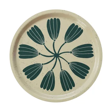 Krans dienblad Ø31 cm - Yellow-green - Fine Little Day