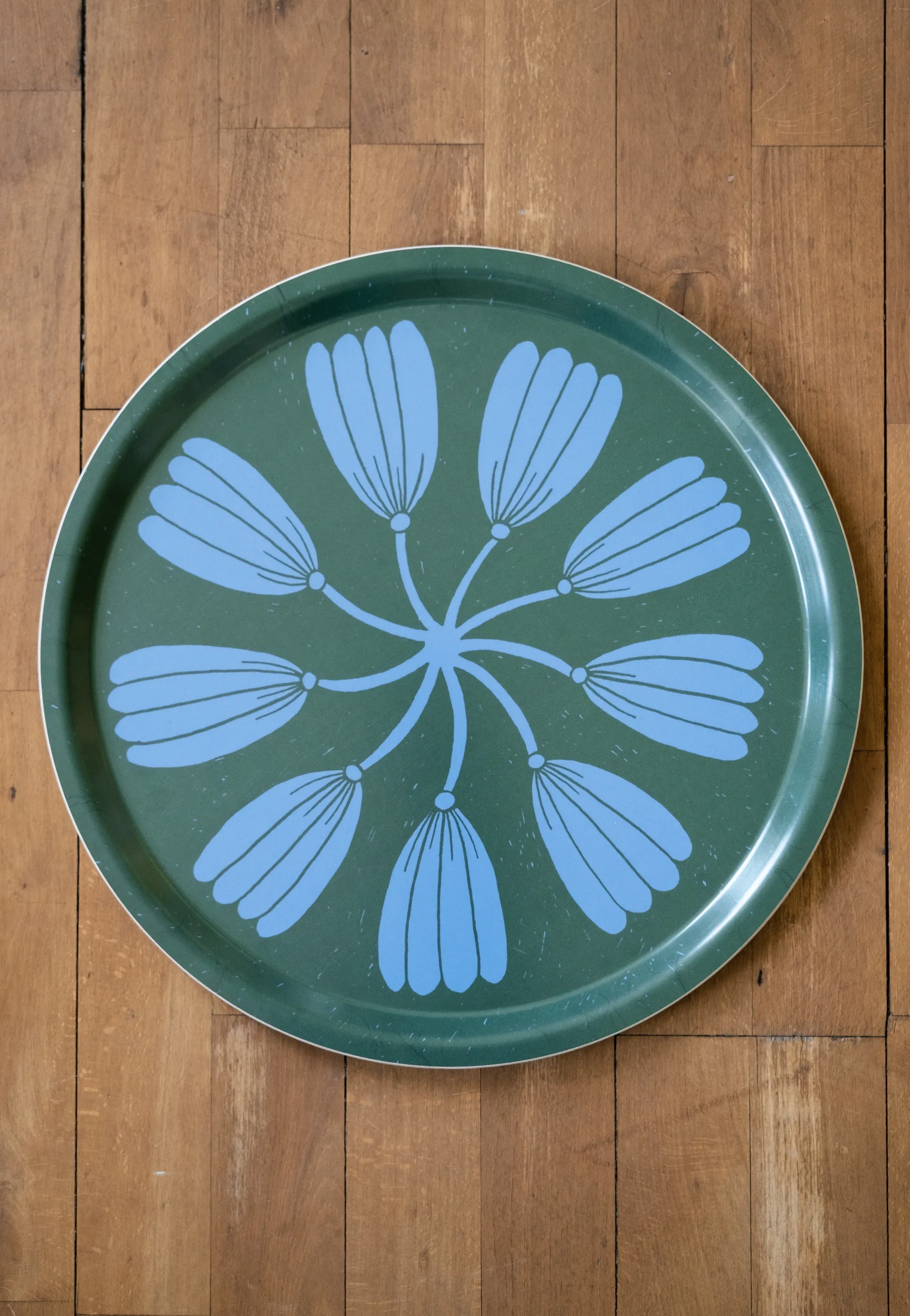 Krans dienblad Ø38 cm, Groen Fine Little Day