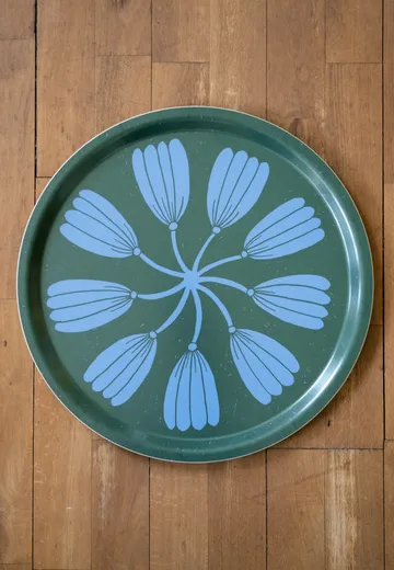 Krans dienblad Ø38 cm - Groen - Fine Little Day