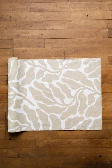 Leaves tafelloper - Sand, 45x180 cm - Fine Little Day