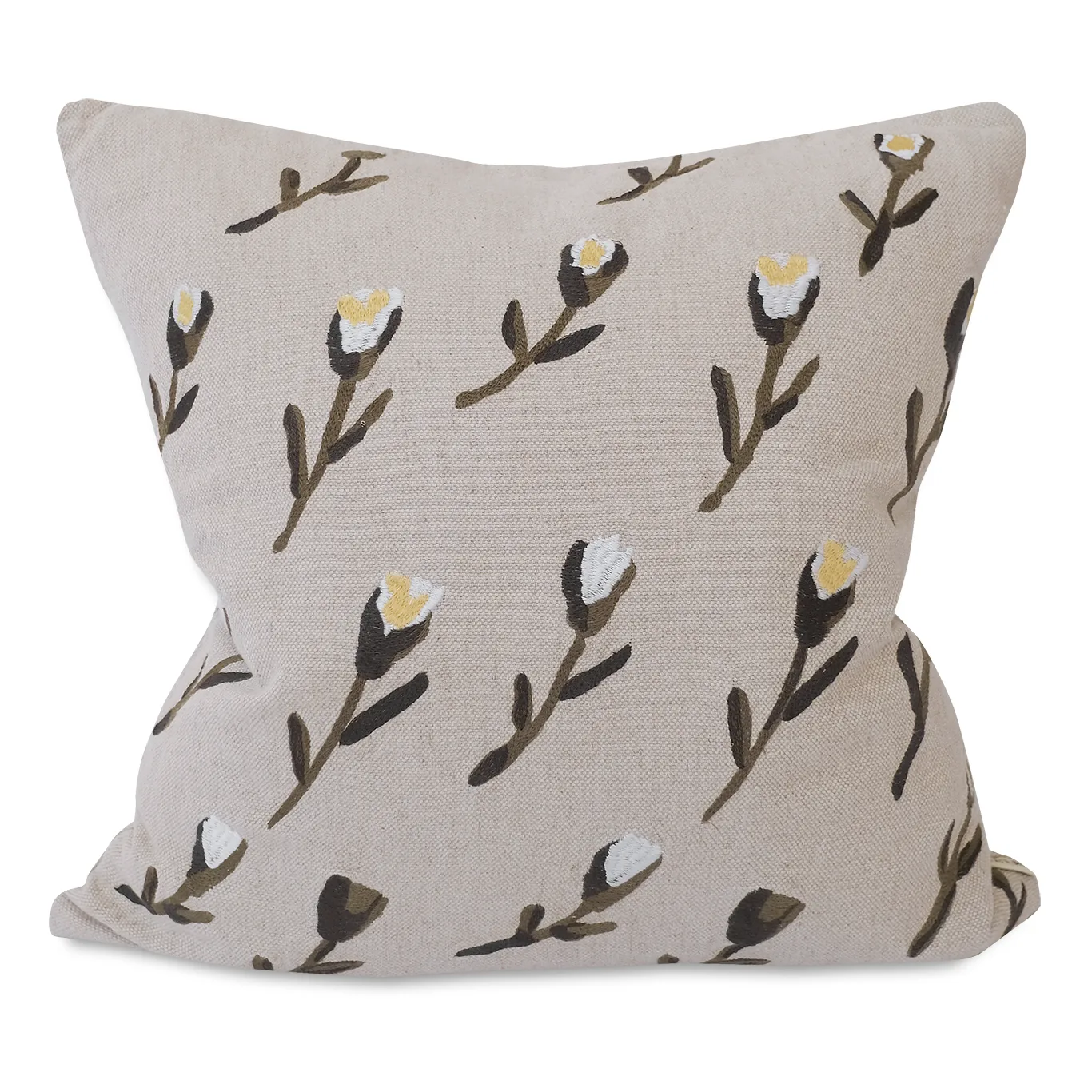 Meadow kussenhoes 48x48 cm, Beige Fine Little Day