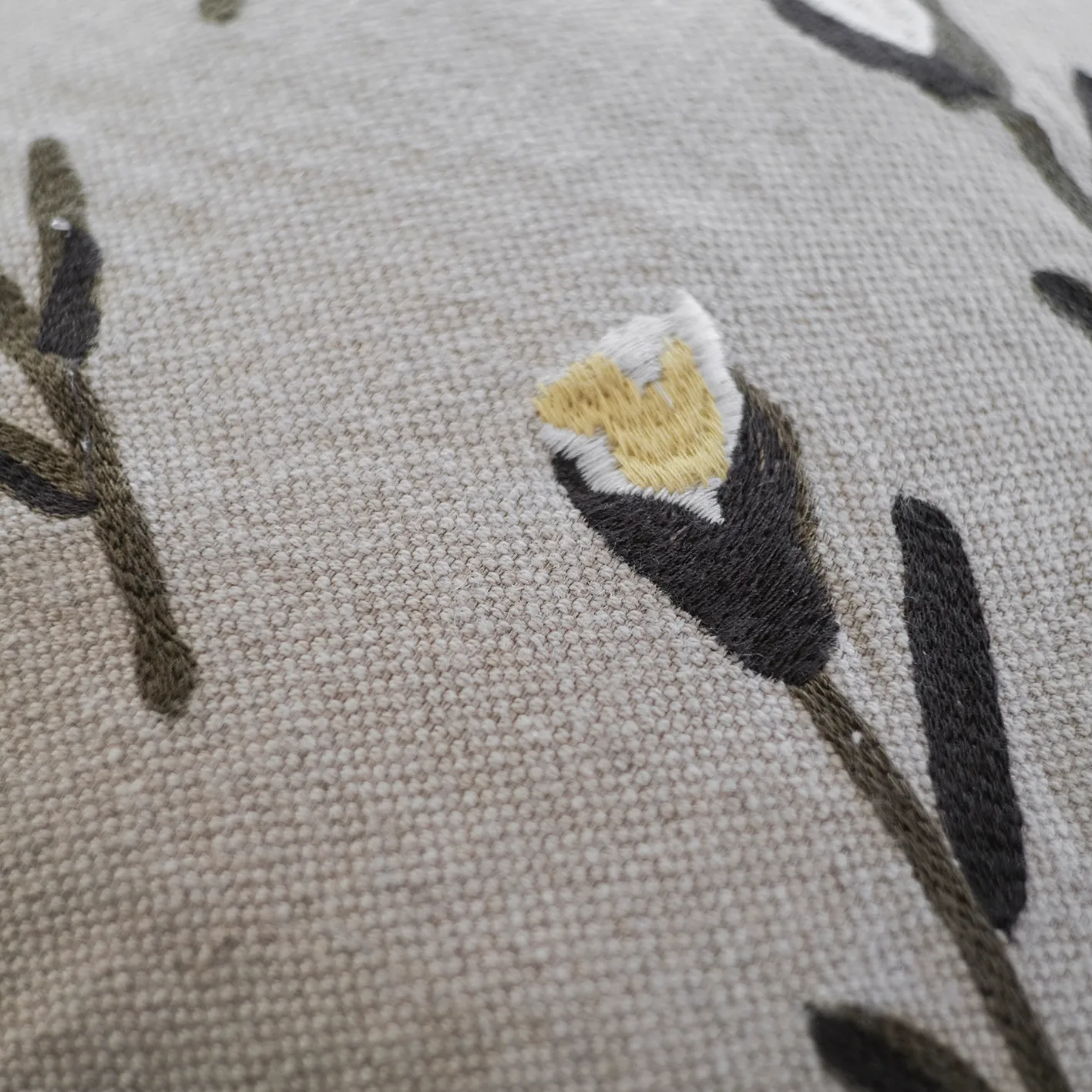 Meadow kussenhoes 48x48 cm, Beige Fine Little Day