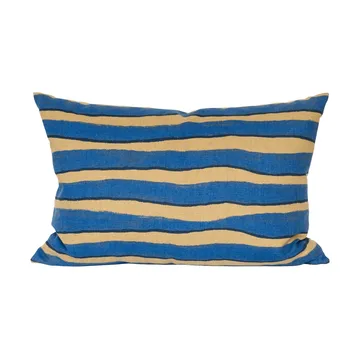 Rand kussenhoes - Bruin-blauw, 48x68 cm - Fine Little Day