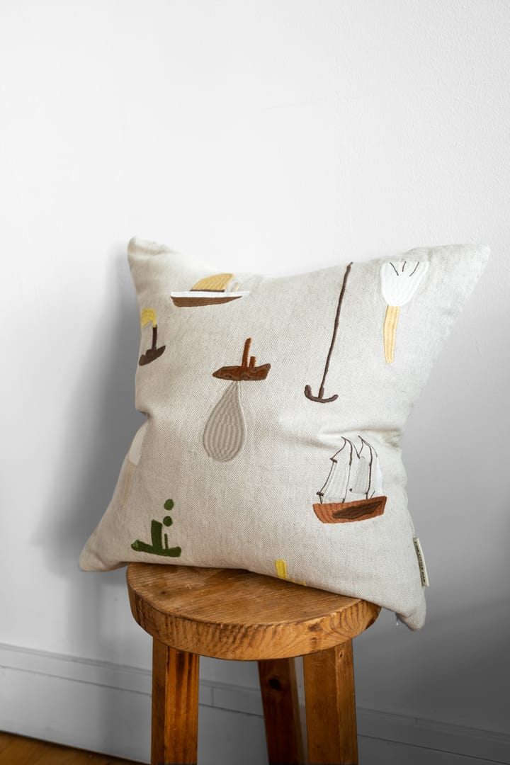 Sail With Me kussenhoes 48x48 cm, Grijs Fine Little Day