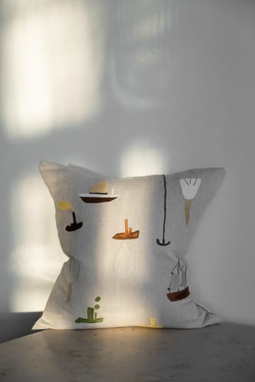 Sail With Me kussenhoes 48x48 cm - Grijs - Fine Little Day