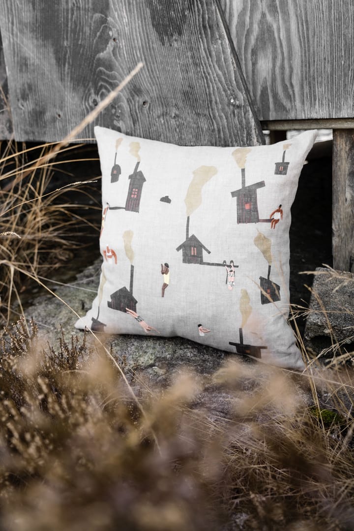 Sauna kussenhoes 45x45 cm, Beige Fine Little Day