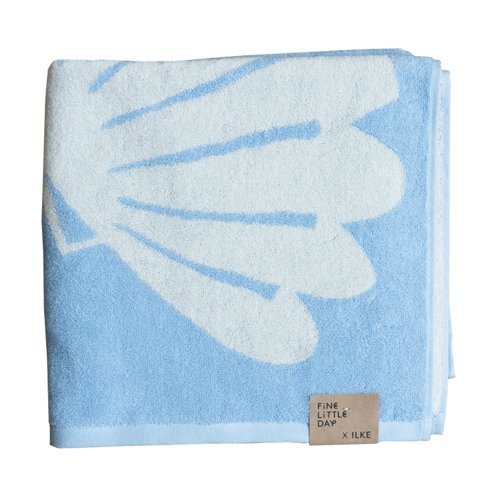 Schelp badhanddoek 70x140 cm - Blue - Fine Little Day