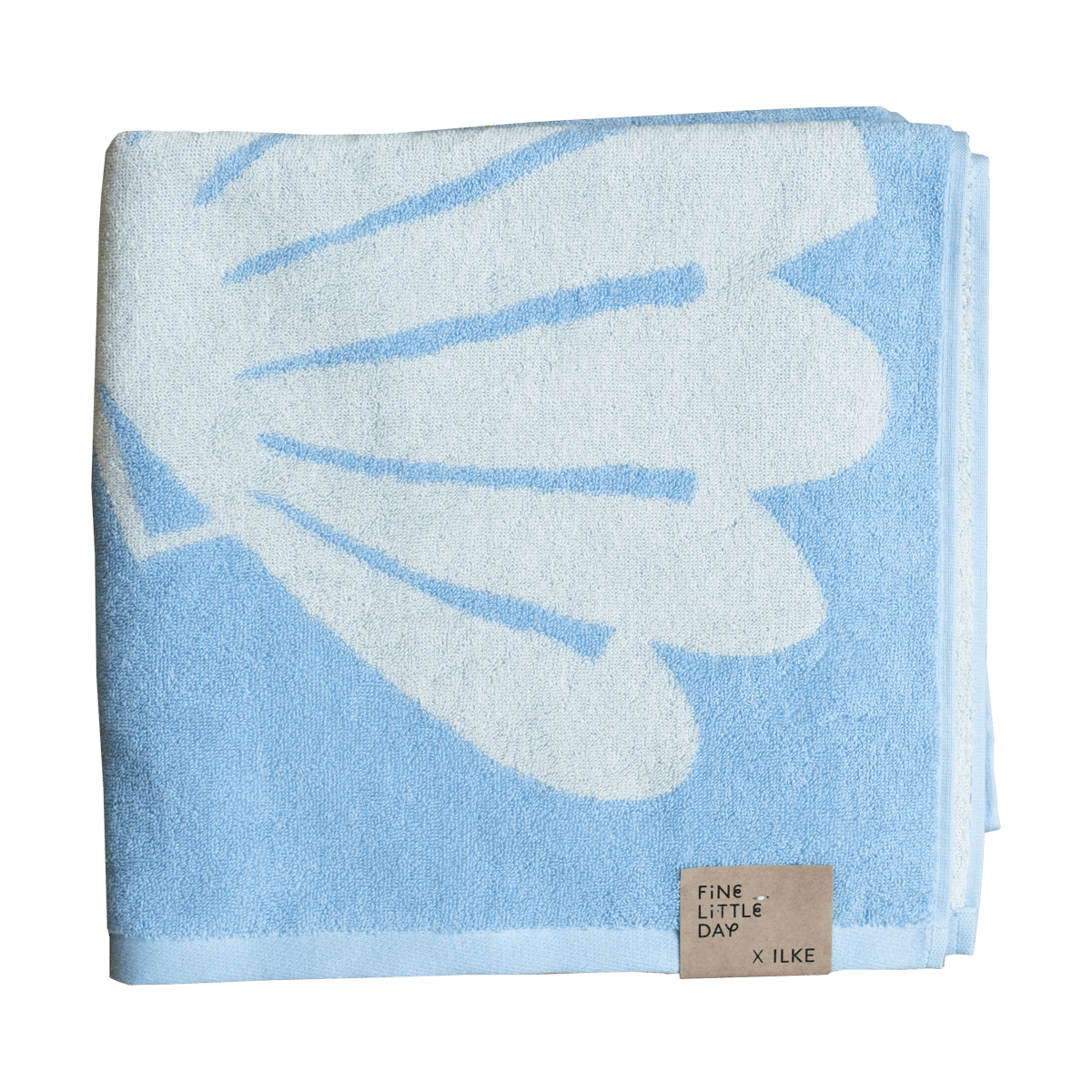 Fine Little Day Schelp badhanddoek 70x140 cm Blue | Scandinavisch Interieur | Badhanddoeken | Blauw