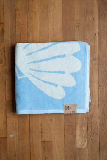 Schelp badhanddoek 70x140 cm - Blue - Fine Little Day