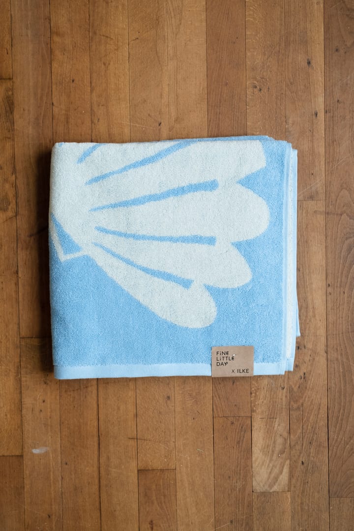 Schelp badhanddoek 70x140 cm, Blue Fine Little Day