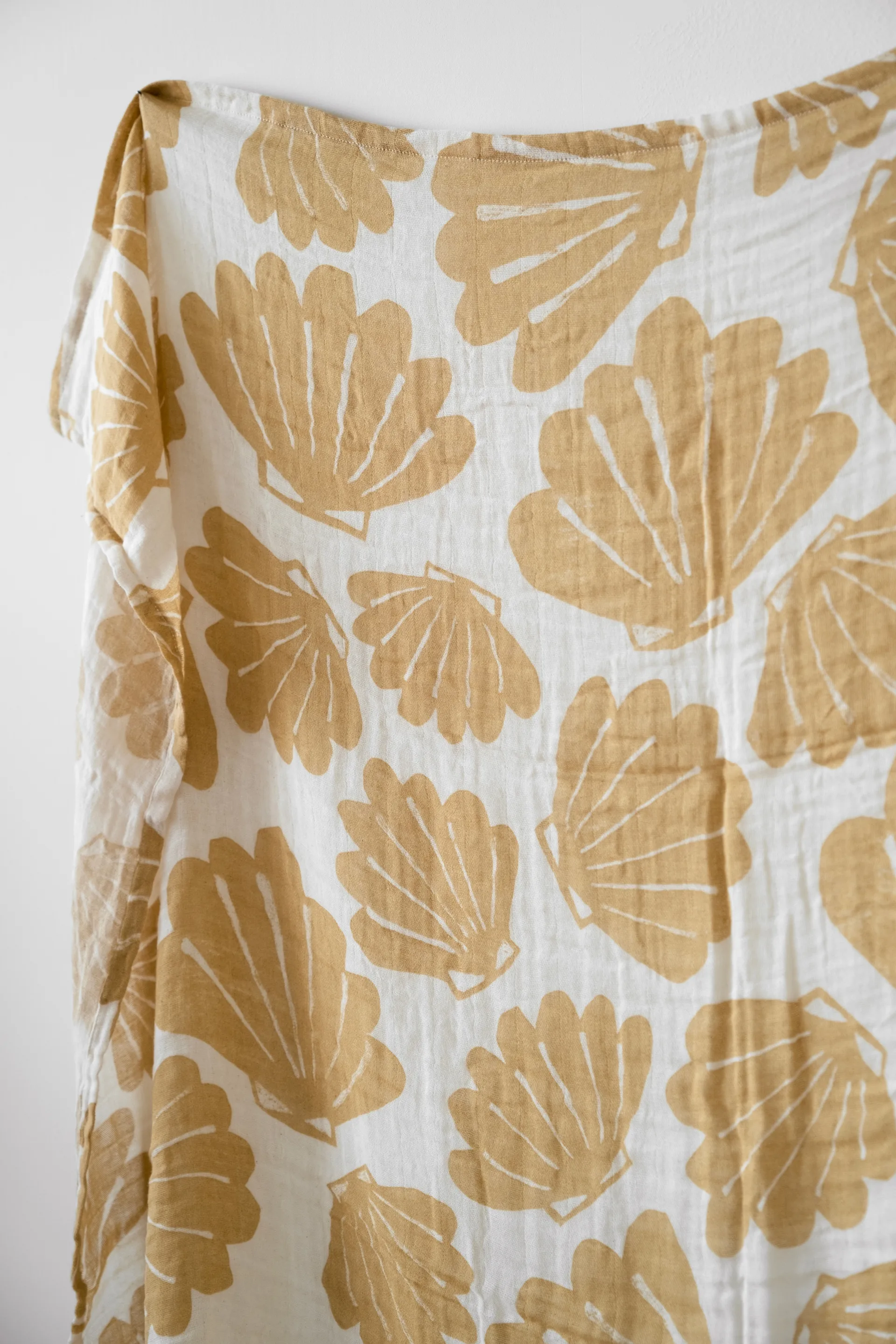 Schelp mousselinedeken 120x120 cm, Sand Fine Little Day