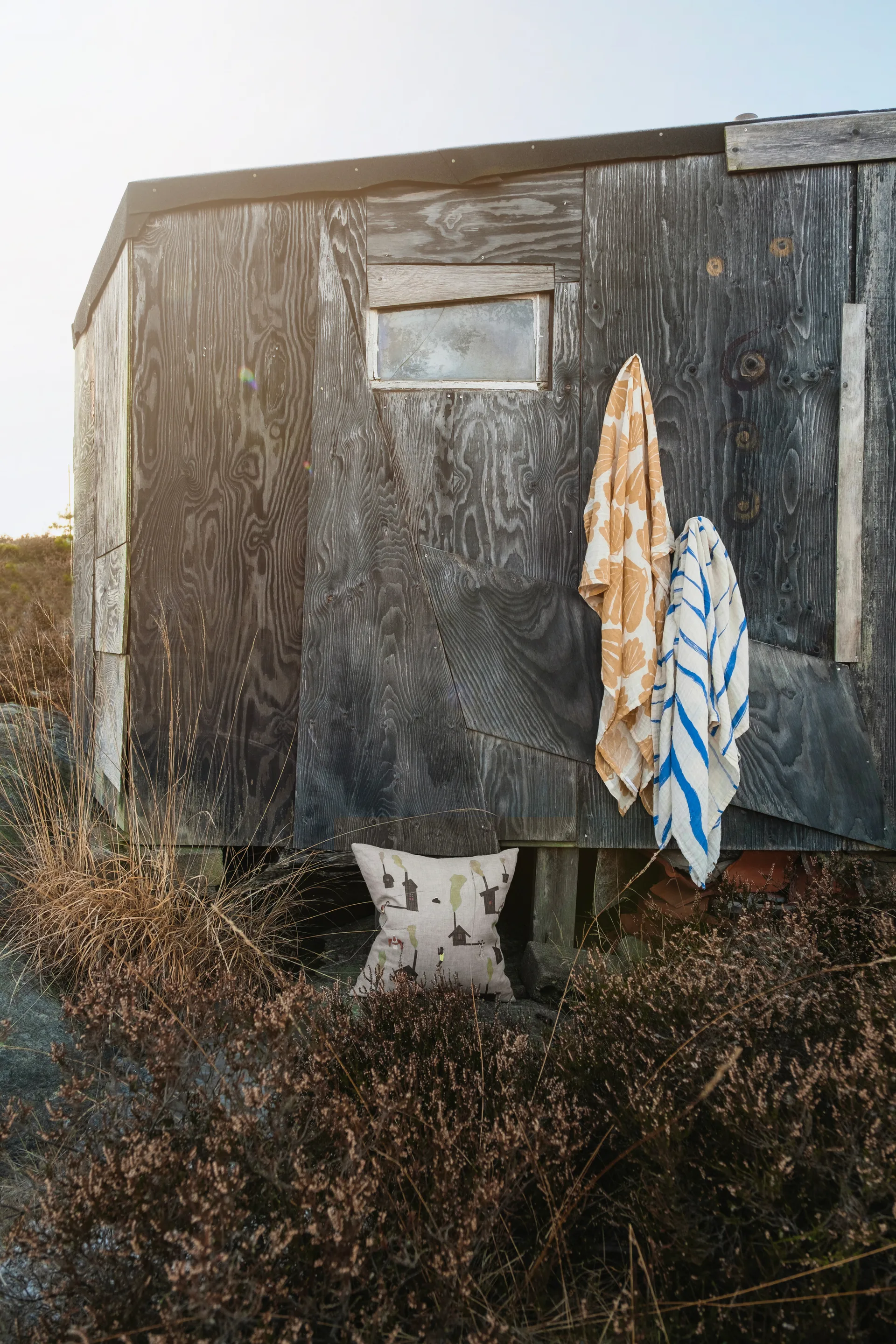 Schelp mousselinedeken 120x120 cm, Sand Fine Little Day