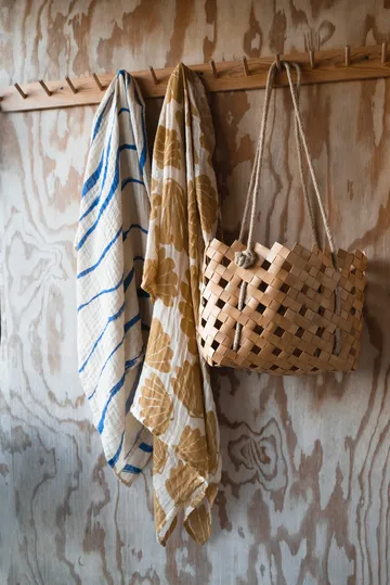 Schelp mousselinedeken 120x120 cm - Sand - Fine Little Day