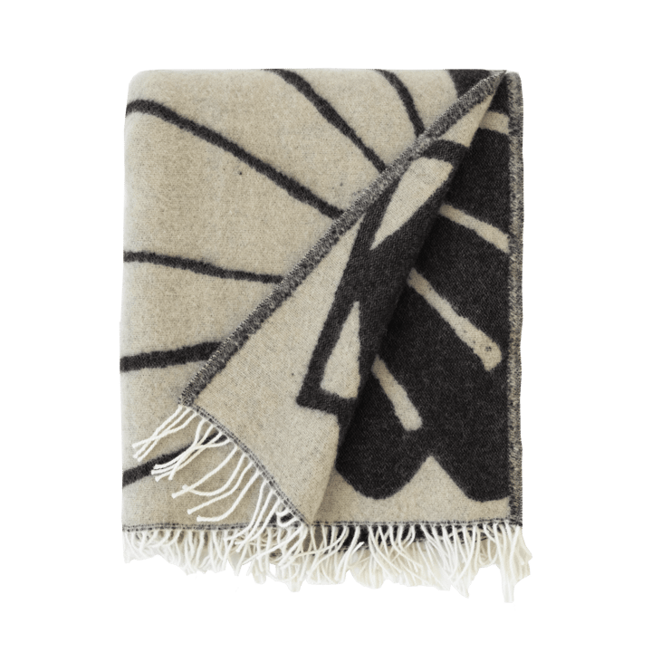 Schelp plaid 130x190 cm - Coal-Beige - Fine Little Day