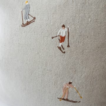 Skiers kussenhoes 48x48 cm - Natuur - Fine Little Day