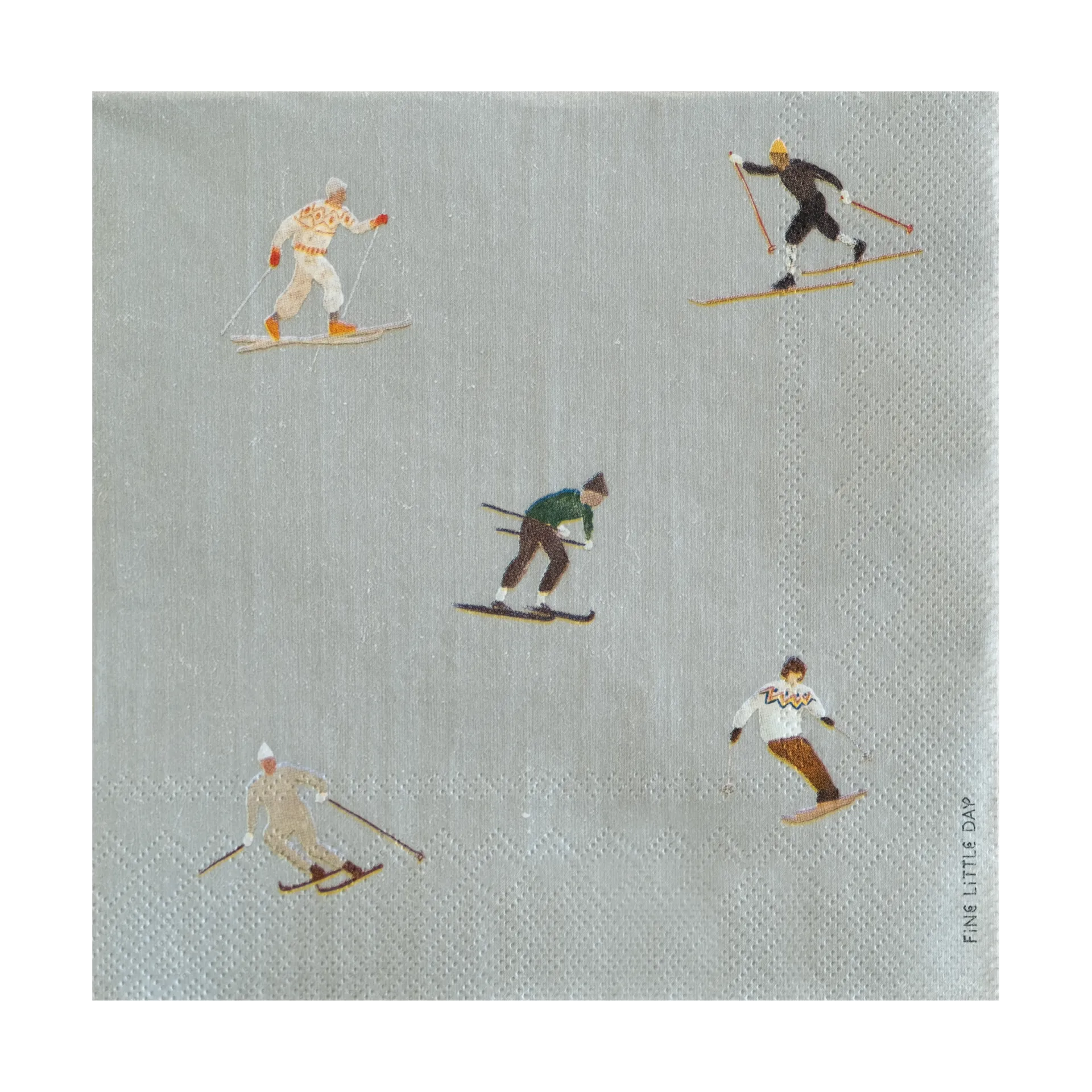 Skiers servet 25-pack, Grey Fine Little Day