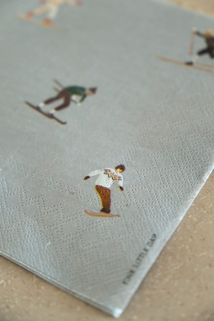 Skiers servet 25-pack, Grey Fine Little Day