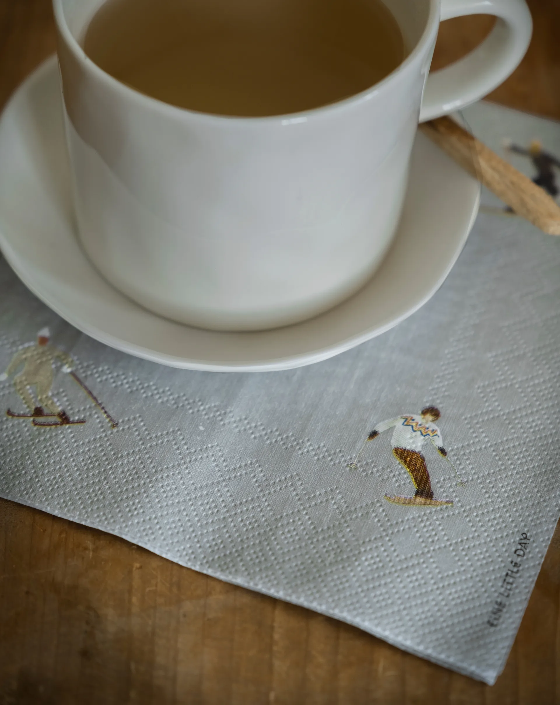 Skiers servet 25-pack, Grey Fine Little Day