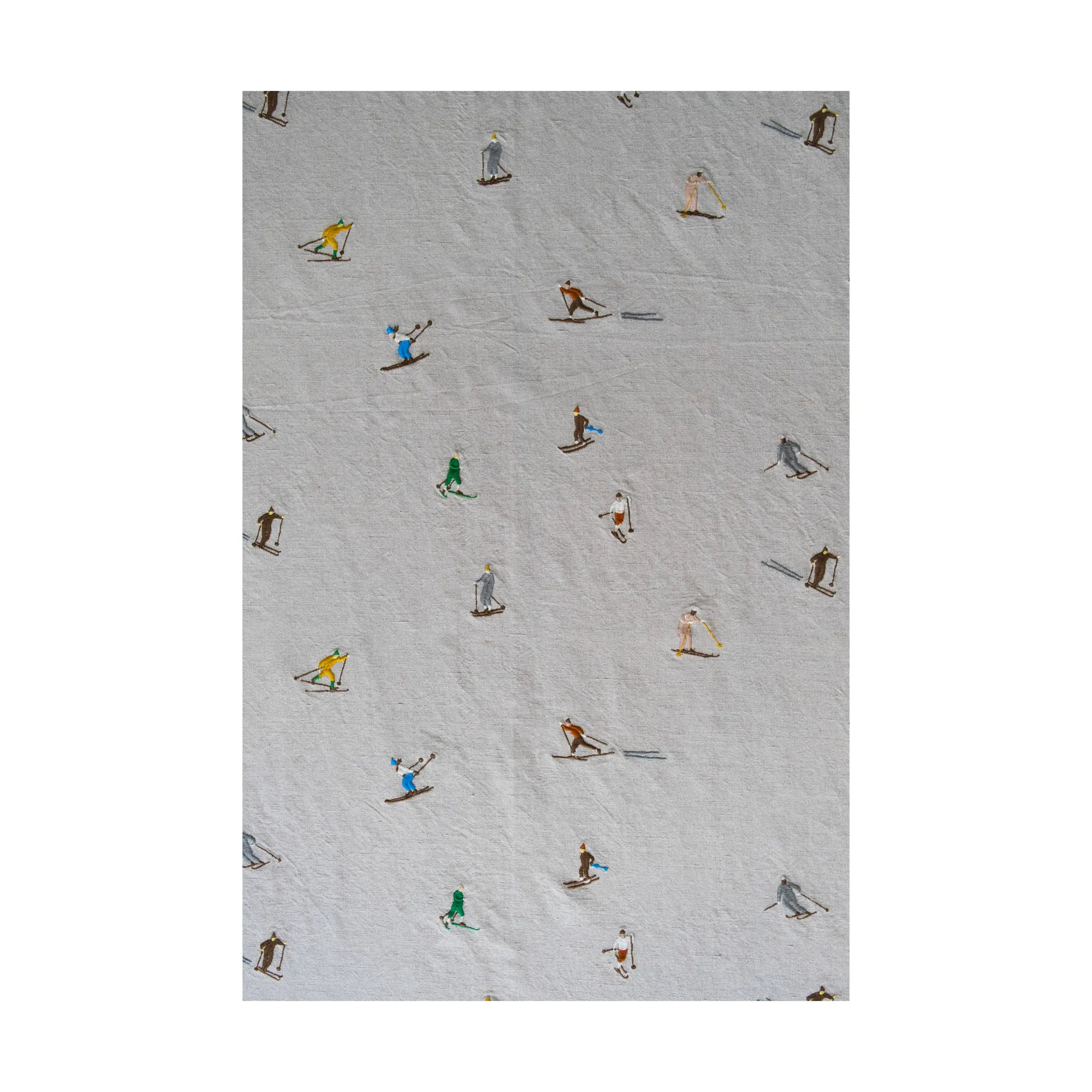 Skiers tafelkleed 147x250 cm, Natuur Fine Little Day
