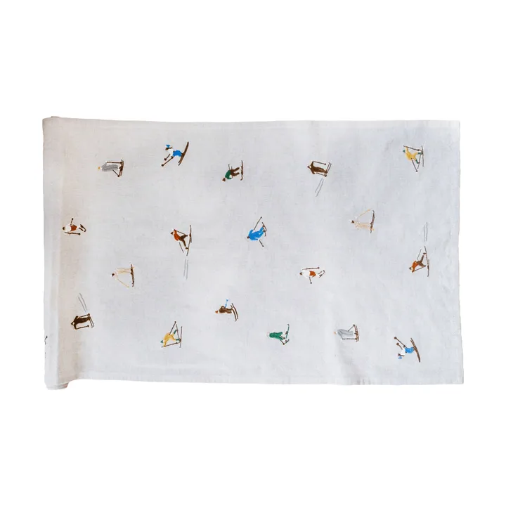 Skiers tafelloper - Natuur, 45x150 cm - Fine Little Day