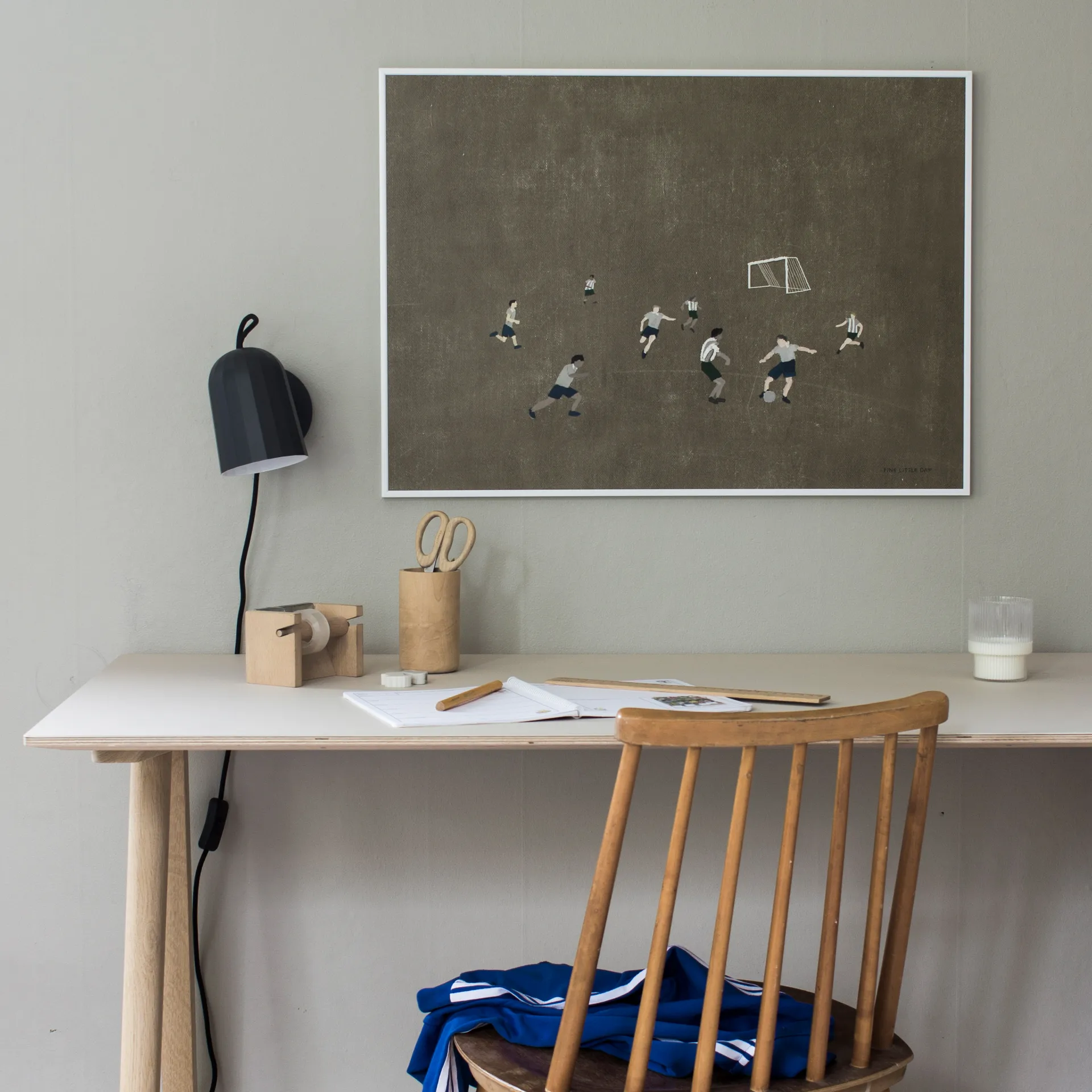 Soccer poster 50x70 cm, Bruin Fine Little Day