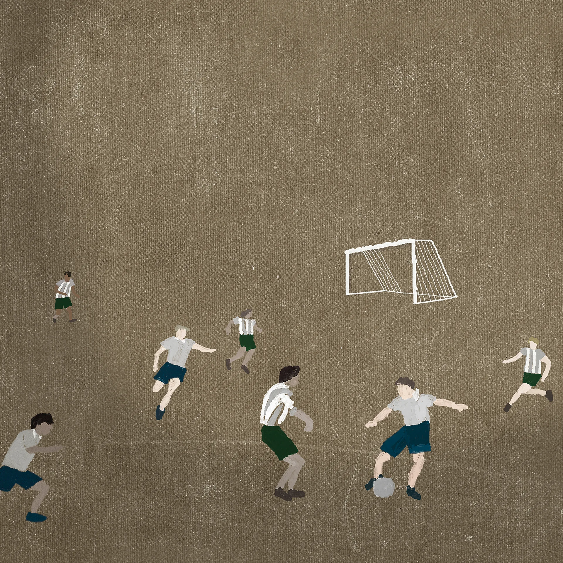 Soccer poster 50x70 cm, Bruin Fine Little Day