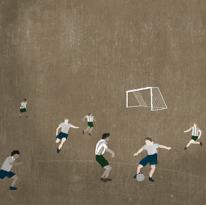Soccer poster 50x70 cm - Bruin - Fine Little Day